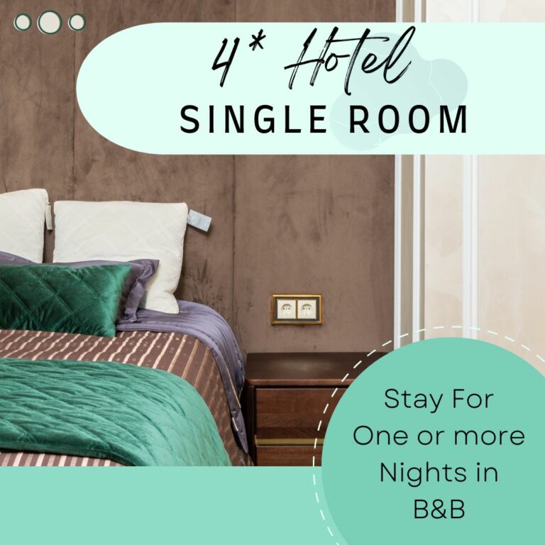 4* Hotel - Single Room, per night