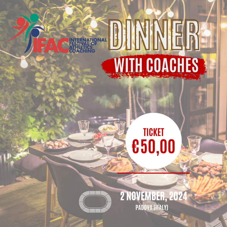 IFAC 2024 "Dinner with coaches"