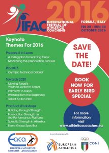 The International Festival of Athletics Coaching 2016